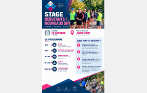 Stage Vélo Nouveaux Adhérents  SHT